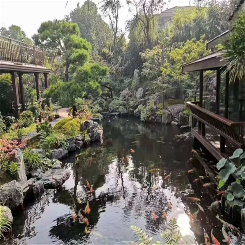 济宁庭院假山鱼池样式